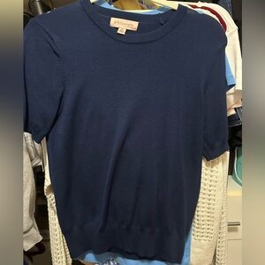 Philosophy Deep Blue Knit Top